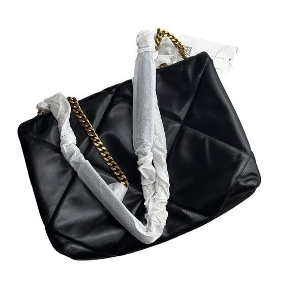 Tory Burch Kira Diamond Quilt Pave Concertible Shoulder Dust Bag OS NWT - Picture 7 of 12